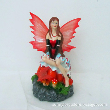 Polyresin Solar Fairy Figurines (SFR0582)